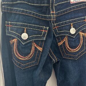 True Religion Dark Blue Flare Jeans